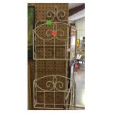 Hanging metal magazine rack - 12 x 29 x 4" deep
