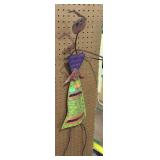 Metal wall art - lady figure, 16 x 49