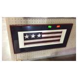 Wall decor - Warren Kimble American Folk Art flag,