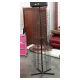 Store display revolving magazine / literature rack