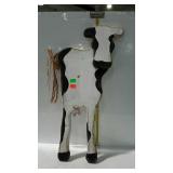 Cow decor wooden wall hanging , 28 tall