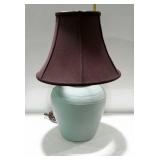 table lamp with cloth shade - 24" tall