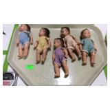 Madam Alexander doll set - Dionne Quintuples with