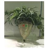 Home decor tin wall picket type planter with