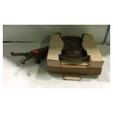 Brass caterpillar and Norman Rockwell collector