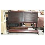 King size head board with bolt on rails