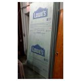6 sheets of Lowes green guard extruded