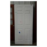 Four modern interior 6 panel doors, 36" wide