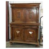 Old English design Hunt Board Server, 2 pc unit