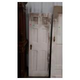 Old farm house door, 6 panel 24w x 71" tall