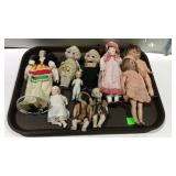 Dolls - Porcelain, bisque, and china - 10 total