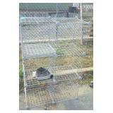 Modular wire cubbies. Extra rack pieces. Includes
