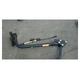 Tow-Ready bike rack and tire pump- no key for rack