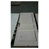 30" old wooden door