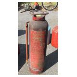 Vintage fire extinguisher, Foamite Crusader