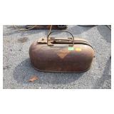 Phil Rite vintage double gas can, metal
