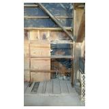 Wooden quilt rack , 47 x 48