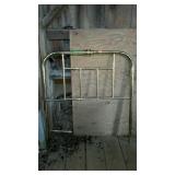 Brass twin headboard, 38 x 42