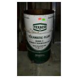 Texaco automatic transmission fluid barrel, 15 x