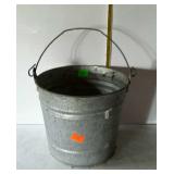 Galvanized bucket