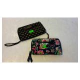 Two Vera Bradley wristlets