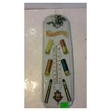 Reproduction tin thermometer with Winchester