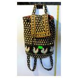 Vera Bradley backpack - black with rooster