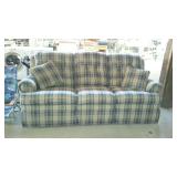 Sofa -recliner on ends, three cushion style with