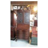 Secretary, fall front with split top arch