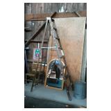 Wooden step ladder 8ft