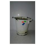 Enamel bucket handle is loose but could make a