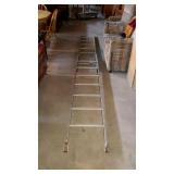 15 foot extension ladder measures 16 inches wide