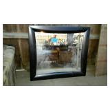 Black wall mirror, does need to be clean,