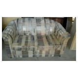 Sleeper sofa love seat, measures 53 inches long