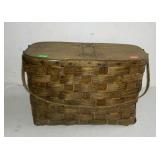 Splint picnic basket - large, two handle with