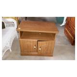 Media cabinet - one open shelf over double