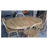 Maple Dining Table, table is 42" round or use the