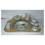 China, sugar and creamers, salt and pepper