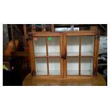 Early wall cabinet, older wooden kitchen style