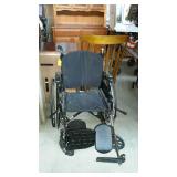 Wheel Chair by Probasics with foot rests folding