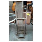 Antique warehouse bag hand cart with steel
