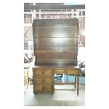 Thomasville desk with Formica style top, left