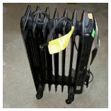 Honeywell electric radiant style heater black in