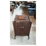 Victrola cabinet base only, the top player