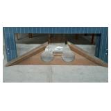 Crown Decor Piece, arched style topper made of