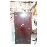 Wardrobe - double doors with glass pulls, has one