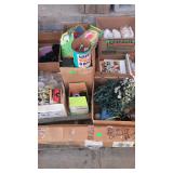 Pallet lot: toys, crafting ephemera and supplies,