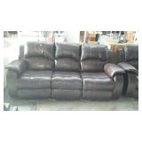 Look here guys, nice brown recliner sofa.
