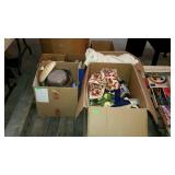 Skid lot, includes linens, kitchenware, books