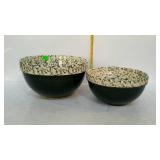 Harry & David splatter ware mixing bowl, 11" and